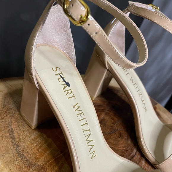 STUART WEITZMAN Nudistcurve 75 Block Heel Sandal - Picture 2 of 5